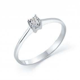 Кольцо из белого золота GRIGORIEV Г01-12-6779-11-00-3-26 с бриллиантом Г01-12-6779-11-00-3-26 фото