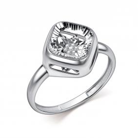 Кольцо из белого золота GRIGORIEV Г01-12-71396-31-00 с бриллиантом Г01-12-71396-31-00 фото