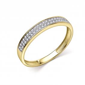 Кольцо из лимонного золота GRIGORIEV Г01-13-01306-21-00 с бриллиантом Г01-13-01306-21-00 фото