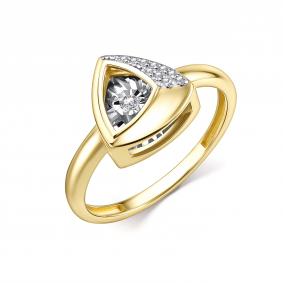 Кольцо из лимонного золота GRIGORIEV Г01-13-51027-31-00 с бриллиантом Г01-13-51027-31-00 фото