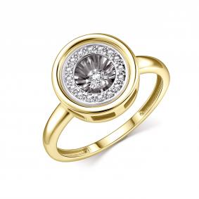 Кольцо из лимонного золота GRIGORIEV Г01-13-51064-31-00 с бриллиантом Г01-13-51064-31-00 фото