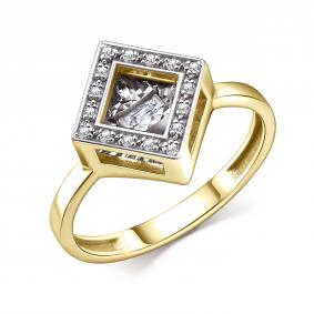 Кольцо из лимонного золота GRIGORIEV Г01-13-51081-11-00 с бриллиантом Г01-13-51081-11-00 фото