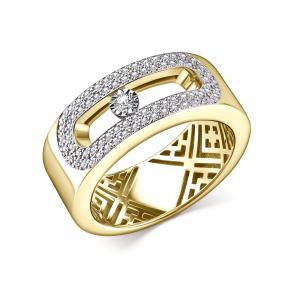 Кольцо из лимонного золота GRIGORIEV Г01-13-51090-31-00-3 с бриллиантом Г01-13-51090-31-00-3 фото