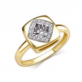 Кольцо из лимонного золота GRIGORIEV Г01-13-51126-31-00 с бриллиантом Г01-13-51126-31-00 фото