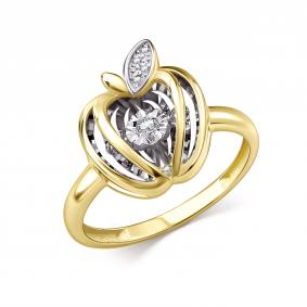 Кольцо из лимонного золота GRIGORIEV Г01-13-51130-31-00 с бриллиантом Г01-13-51130-31-00 фото