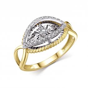 Кольцо из лимонного золота GRIGORIEV Г01-13-51133-31-00-1 с бриллиантом Г01-13-51133-31-00-1 фото