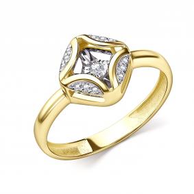 Кольцо из лимонного золота GRIGORIEV с танцующим бриллиантом Г01-13-51191-31-00 Г01-13-51191-31-00 фото