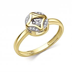 Кольцо из лимонного золота GRIGORIEV Г01-13-51212-31-00 с бриллиантом Г01-13-51212-31-00 фото