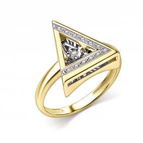 Кольцо из лимонного золота GRIGORIEV Г01-13-51356-31-00 с бриллиантом Г01-13-51356-31-00 фото