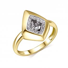 Кольцо из лимонного золота GRIGORIEV с танцующим бриллиантом Г01-13-51371-31-00 Г01-13-51371-31-00 фото