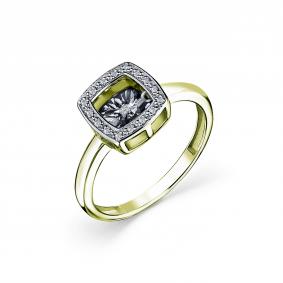 Кольцо из лимонного золота GRIGORIEV Г01-13-5894-31-00 с бриллиантом Г01-13-5894-31-00 фото