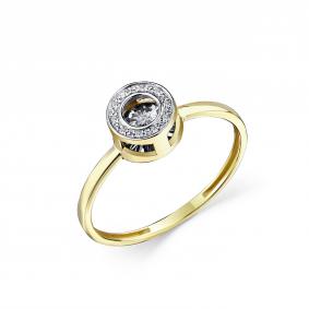 Кольцо из лимонного золота GRIGORIEV Г01-13-5905-31-00 с бриллиантом Г01-13-5905-31-00 фото