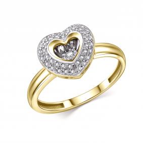 Кольцо из лимонного золота GRIGORIEV Г01-13-5911-31-00 с бриллиантом Г01-13-5911-31-00 фото