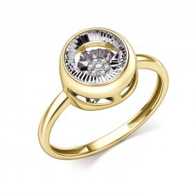 Кольцо из лимонного золота GRIGORIEV Г01-13-71283-31-00 с бриллиантом Г01-13-71283-31-00 фото