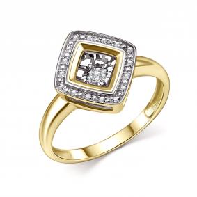 Кольцо из лимонного золота GRIGORIEV с танцующим бриллиантом Г01-13-71375-31-00 Г01-13-71375-31-00 фото