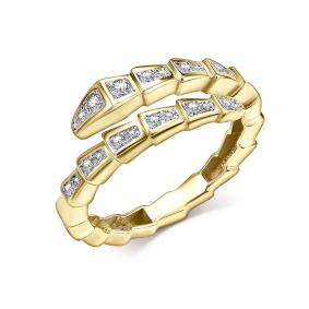 Серебряное кольцо GRIGORIEV Г01-30-0974-41-00-2 с фианитом Г01-30-0974-41-00-2 фото