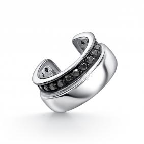 Одиночная серьга из серебра GRIGORIEV с фианитом Г02-10-01269-42-00-3 Г02-10-01269-42-00-3 фото