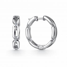 Серебряные серьги GRIGORIEV Г02-10-0841-41-00 с фианитом Г02-10-0841-41-00 фото