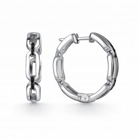 Серебряные серьги GRIGORIEV Г02-10-0841-42-00 с фианитом Г02-10-0841-42-00 фото