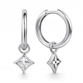 Серебряные серьги GRIGORIEV Г02-10-0963-00-00-3 Г02-10-0963-00-00-3 фото