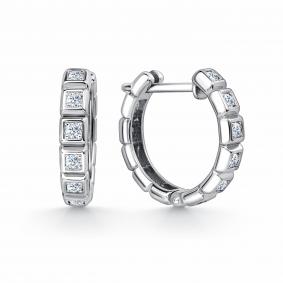 Серебряные серьги GRIGORIEV Г02-10-0967-41-00 с фианитом Г02-10-0967-41-00 фото