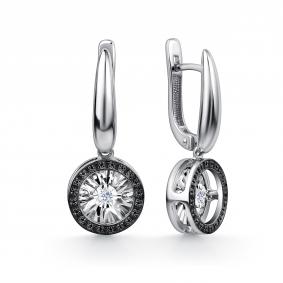 Серебряные серьги GRIGORIEV Г02-10-5478-43-00 с фианитом Г02-10-5478-43-00 фото