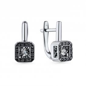 Серебряные серьги GRIGORIEV Г02-10-5903-43-00 с фианитом Г02-10-5903-43-00 фото