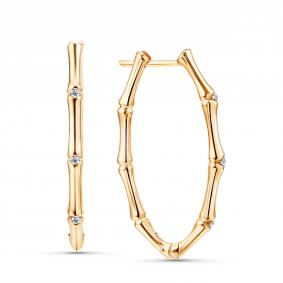 Золотые серьги GRIGORIEV Г02-11-0638-11-00-1 с бриллиантом Г02-11-0638-11-00-1 фото