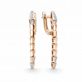 Золотые серьги GRIGORIEV Г02-11-0973-11-00-1 с бриллиантом Г02-11-0973-11-00-1 фото