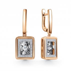 Золотые серьги GRIGORIEV Г02-11-51024-31-00-1 с бриллиантом Г02-11-51024-31-00-1 фото