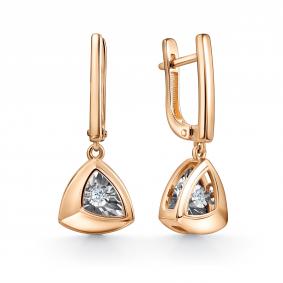 Золотые серьги GRIGORIEV Г02-11-51026-11-00-1 с бриллиантом Г02-11-51026-11-00-1 фото