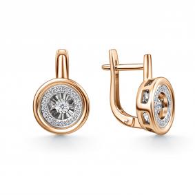 Золотые серьги GRIGORIEV Г02-11-51064-31-00 с бриллиантом Г02-11-51064-31-00 фото
