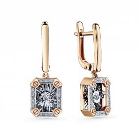 Золотые серьги GRIGORIEV Г02-11-51083-31-00-1 с бриллиантом Г02-11-51083-31-00-1 фото