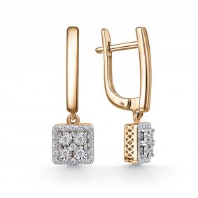 Золотые серьги GRIGORIEV Г02-11-51108-31-00-1 с бриллиантом Г02-11-51108-31-00-1 фото