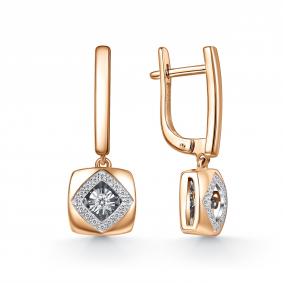 Золотые серьги GRIGORIEV Г02-11-51126-31-00-1 с бриллиантом Г02-11-51126-31-00-1 фото