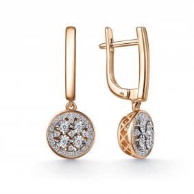 Золотые серьги GRIGORIEV Г02-11-51150-31-00-1 с бриллиантом Г02-11-51150-31-00-1 фото