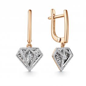 Золотые серьги GRIGORIEV Г02-11-51198-31-00-1 с бриллиантом Г02-11-51198-31-00-1 фото