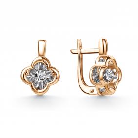 Золотые серьги GRIGORIEV Г02-11-51229-11-00 с бриллиантом Г02-11-51229-11-00 фото