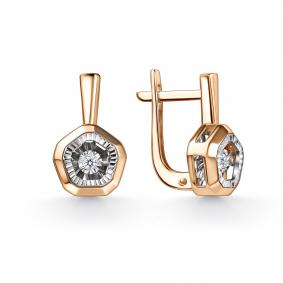 Золотые серьги GRIGORIEV Г02-11-51280-11-00 с бриллиантом Г02-11-51280-11-00 фото