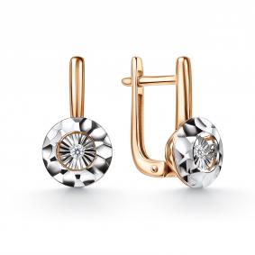 Золотые серьги GRIGORIEV Г02-11-51289-11-00-2 с бриллиантом Г02-11-51289-11-00-2 фото