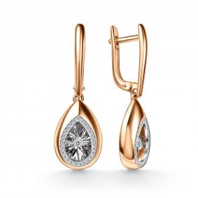 Золотые серьги GRIGORIEV Г02-11-51308-31-00-1 с бриллиантом Г02-11-51308-31-00-1 фото