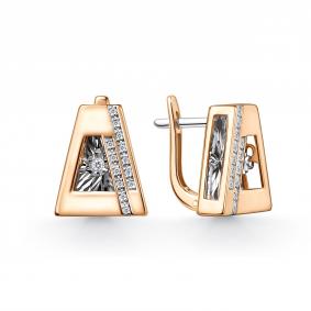 Золотые серьги GRIGORIEV Г02-11-51323-31-00 с бриллиантом Г02-11-51323-31-00 фото