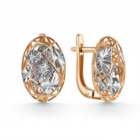 Золотые серьги GRIGORIEV с танцующим бриллиантом Г02-11-51339-31-00 Г02-11-51339-31-00 фото