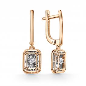 Золотые серьги GRIGORIEV с танцующим бриллиантом Г02-11-51379-11-00-1 Г02-11-51379-11-00-1 фото