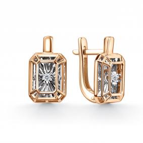 Золотые серьги GRIGORIEV Г02-11-51379-11-00 с бриллиантом Г02-11-51379-11-00 фото