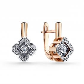 Золотые серьги GRIGORIEV Г02-11-5904-31-00 с бриллиантом Г02-11-5904-31-00 фото