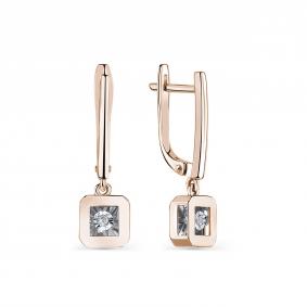 Золотые серьги GRIGORIEV Г02-11-5914-11-00-1 с бриллиантом Г02-11-5914-11-00-1 фото