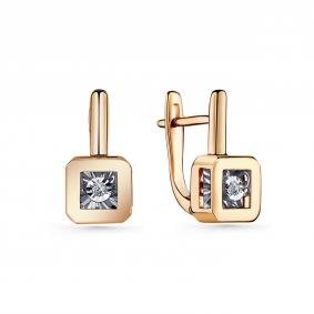 Золотые серьги GRIGORIEV Г02-11-5914-11-00 с бриллиантом Г02-11-5914-11-00 фото