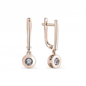 Золотые серьги GRIGORIEV Г02-11-5916-11-00-1 с бриллиантом Г02-11-5916-11-00-1 фото