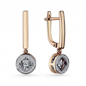 Золотые серьги GRIGORIEV Г02-11-5924-31-00-1 с бриллиантом Г02-11-5924-31-00-1 фото